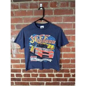 Vintage Y2k Jeff Gordon Nascar Print Shirt CSA Brand Unisex Youth Size 10/12(M)